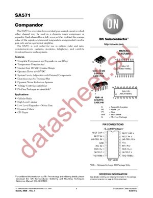 SA571N datasheet  